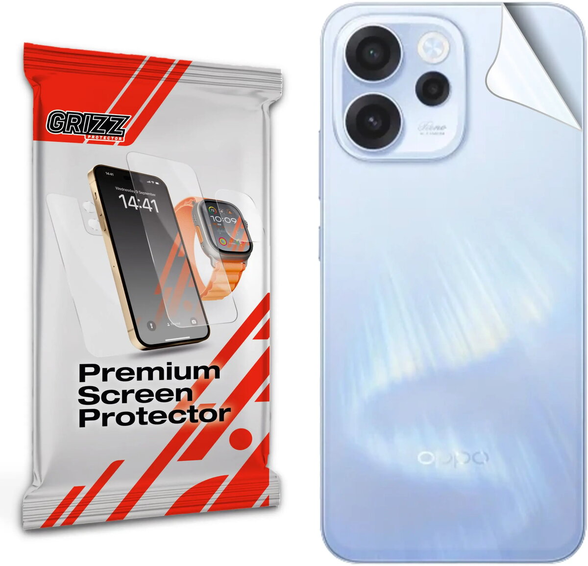 Aizsargplēve GrizzGlass SatinSkin aizmugurei Oppo Reno15