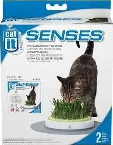Catit Cat Grass Garden Kit CH-7773 — indoor cat grass kit, 2 pieces