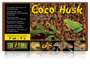 Coconut Husk Substrate Exo Terra Coco Husk 7 L — natural coconut fibre for terrariums