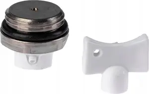 Air vent with key Hydroland 1/2" for heating radiators, model ODP.KOR.GRZEJ+KLUCZ