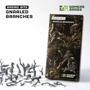 Gamers Grass Gnarled Branches — pamatnes detaļas miniaturām un diorāmām