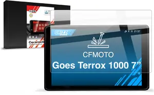 Tempered Ceramic Screen Protector GrizzGlass CarDisplay Protection for CFMOTO Goes Terrox 1000 7-inch