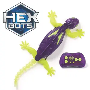 HexBug HEX BOTS светящийся в темноте геккон на радиоуправлении, перезаряжаемый, поднимается по стенам, 4+