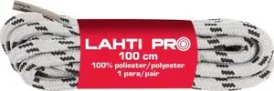 Круглые шнурки Lahti Pro L904045P — 10 пар, 150 см, серо‑чёрные