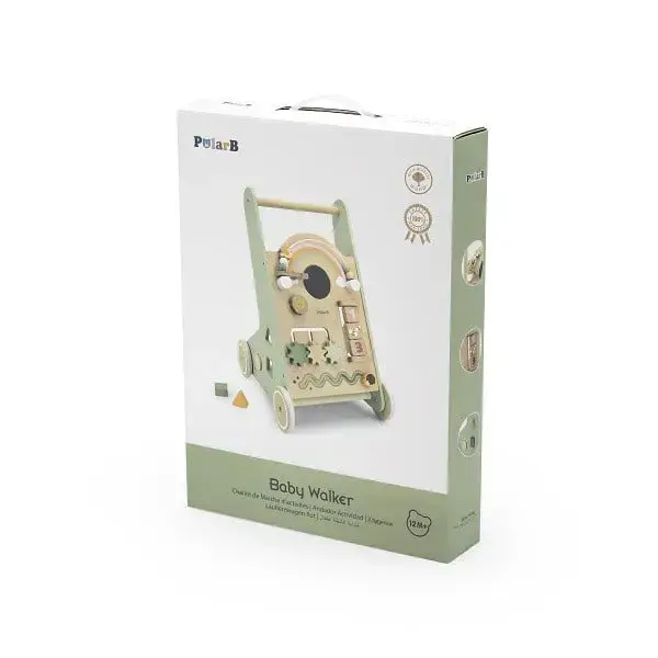 PolarB Baby Walker koka daudzkrāsains staigulītis Photo 3