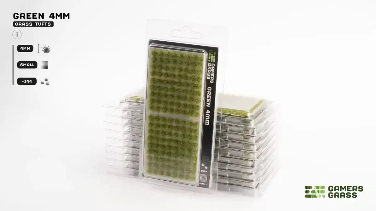 Gamers Grass GG4-G scale model foliage, 114 pcs Photo 3