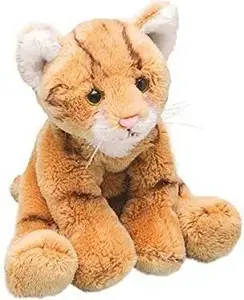 Plush Sitting Tabby Cat toy by Suki, model 154718 — soft stuffed animal, collectible gift