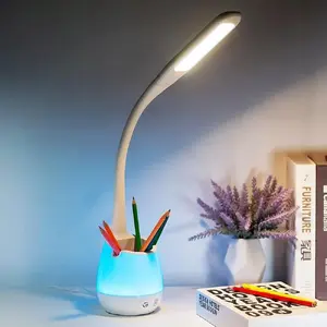Настольная лампа No name K711U LED RGB с органайзером — школьная/рабочая