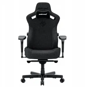 Biroja krēsls Anda Seat Kaiser 3 PRO XL auduma tumši pelēks – lielais spēļu/ darba krēsls