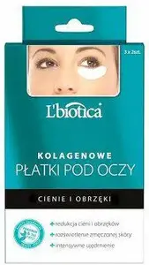 Under-eye Collagen Pads Lbiotica LBEYEPUFF 3x2 pcs for reducing dark circles and puffiness