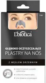Lbiotica deep cleansing nose strips with activated charcoal, pack of 3 – pore and blackhead removal