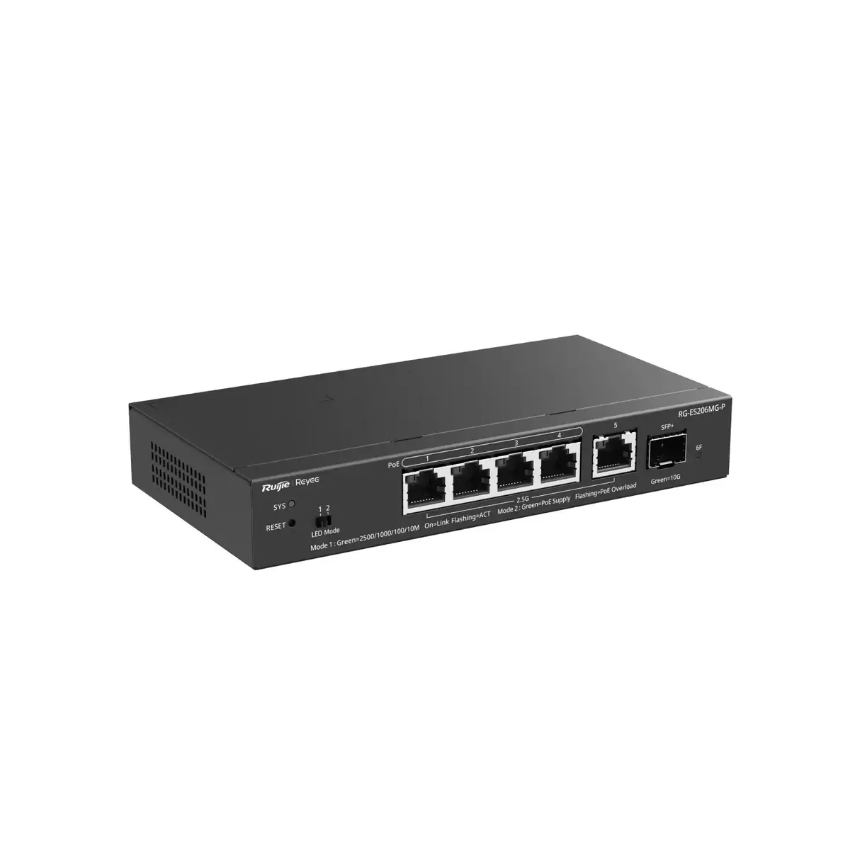 RUIJIE RG-ES206MG-P управляемый L2 5×2.5G PoE Photo 2