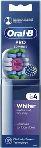 Rezerves uzgaļi Oral-B EB18-4 3D White, komplekts 4 gab.