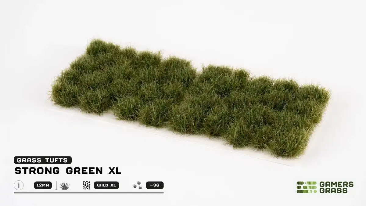 Gamers Grass GG12-SG scale model plants — 36 pcs Photo 2