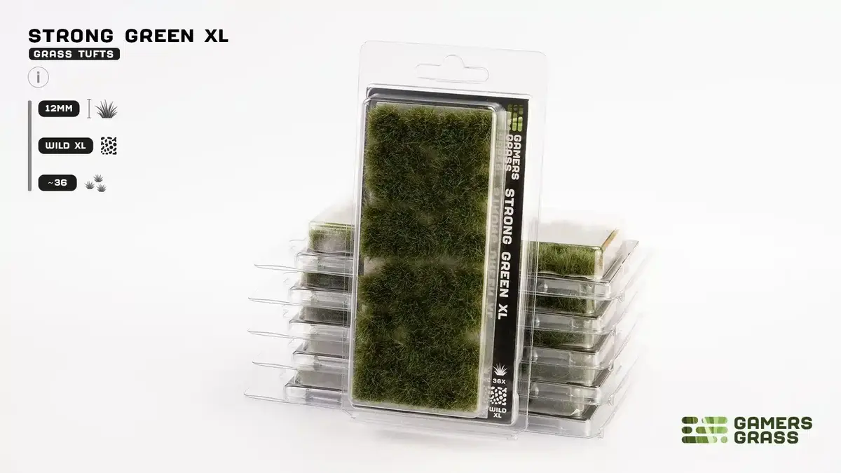 Gamers Grass GG12-SG scale model plants — 36 pcs Photo 3