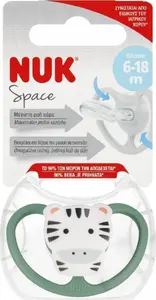 Pacifier Nuk SMOCZEK USP 6–18M Space Tiger, silicone, orthodontic, 1 pcs