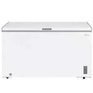 Морозильный ларь Midea MDRC564FZE01 — отдельно стоящий, полезный объём 418 л, белый