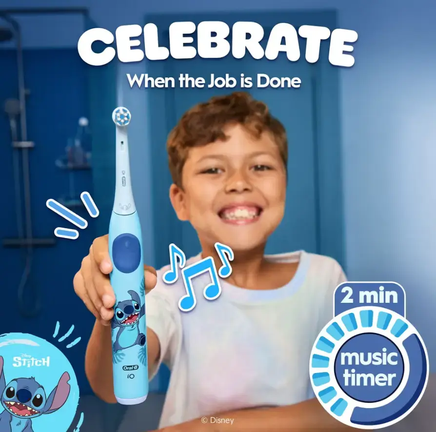 BRAUN Oral‑B iO Kids Disney Stitch — электрическая щетка Photo 5