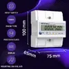 Three-phase energy meter QOLTEC 50980 Photo 2