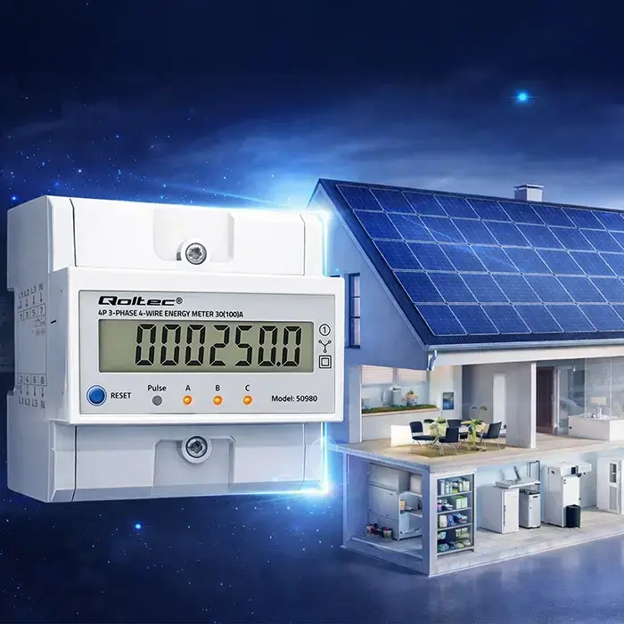 Three-phase energy meter QOLTEC 50980 Photo 3