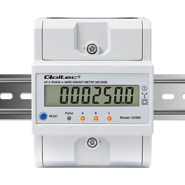 Three-phase energy meter QOLTEC 50980 Photo 9