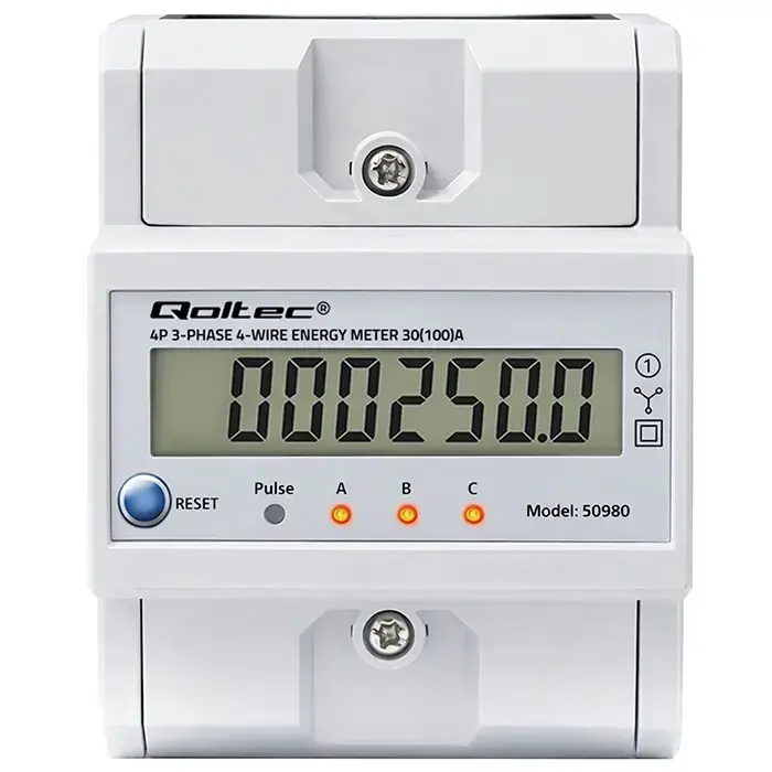 Three-phase energy meter QOLTEC 50980 Photo 12
