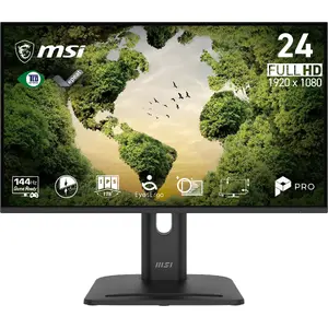 Computer monitor MSI Pro MP245PGN E14 23.8" (60.5 cm) Full HD IPS 1920×1080, 4 ms, 300 cd/m², VESA, speakers, black
