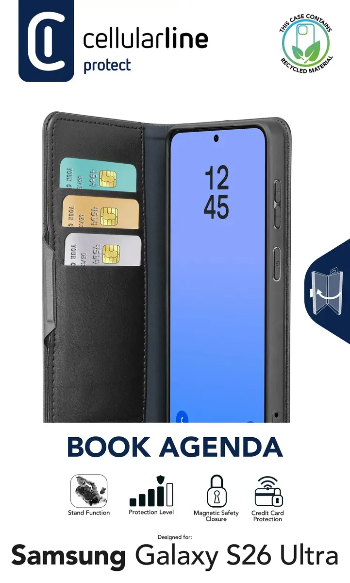 Cellularline Book Agenda folio maciņš Galaxy S26 Ultra Photo 2