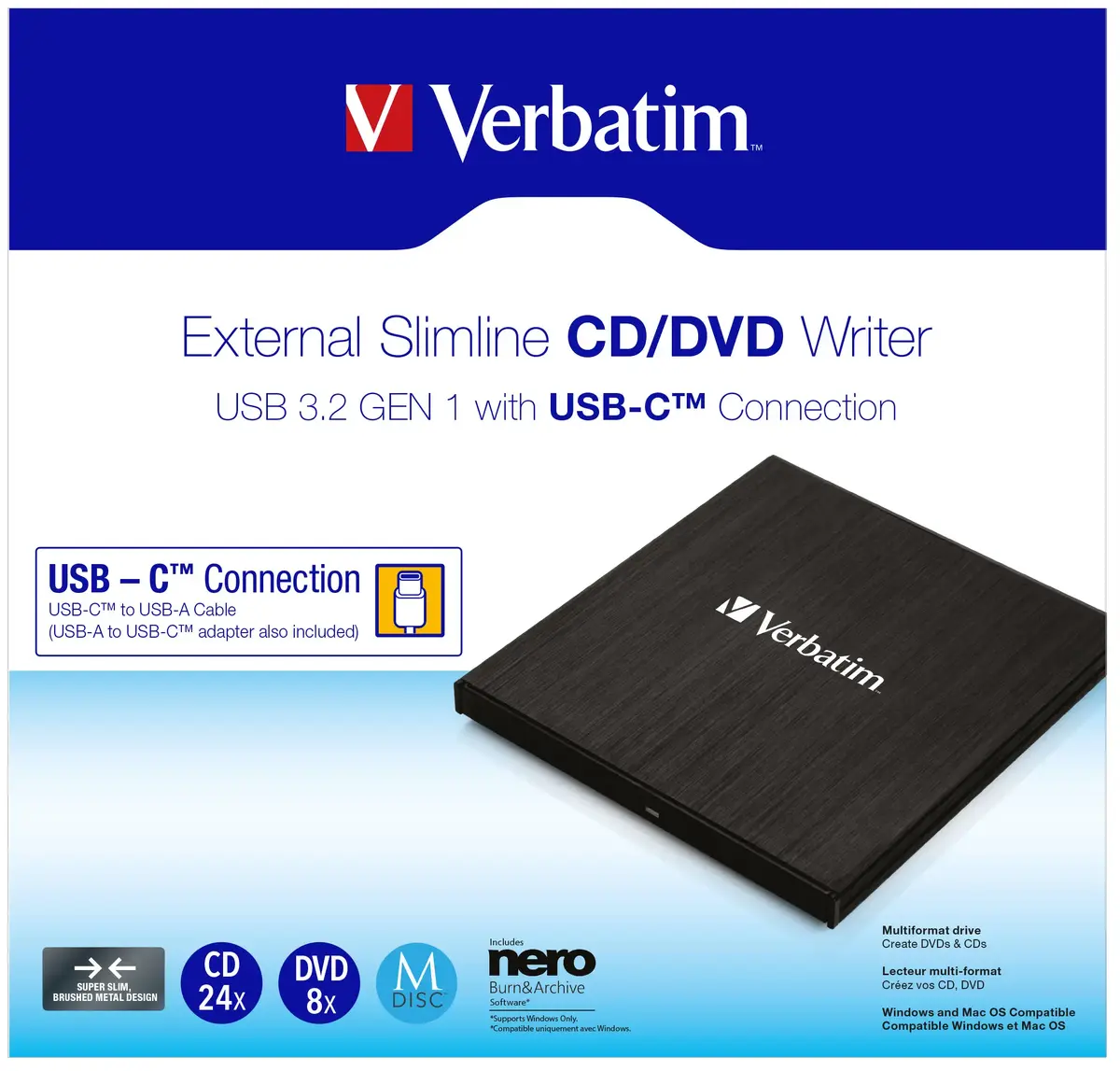 Verbatim 43886 ārējais DVD±RW disks Photo 4