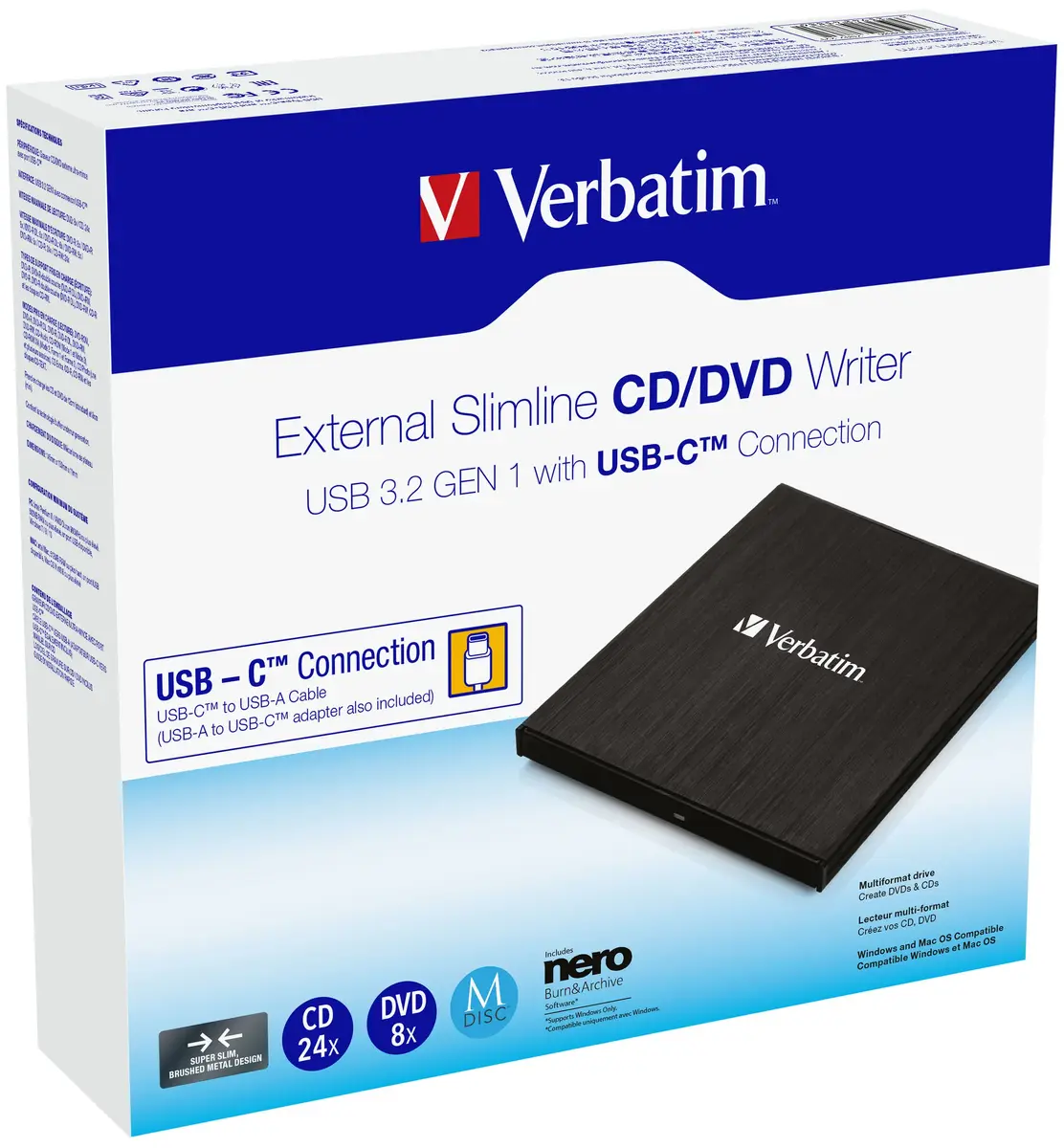 Verbatim 43886 ārējais DVD±RW disks Photo 7