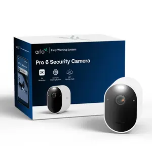 Arlo Pro 6 Single Cam 2K+ беспроводная охранная камера (VMC4070P) 2K видео, Wi‑Fi, на батарее