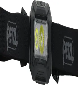 Фонарь-налобник Petzl ARIA 2 RGB черный — перезаряжаемый налобный светильник с RGB