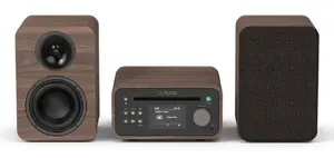 Домашняя аудиосистема Pure Acoustics Classic Stereo Mini — 40 Вт RMS, DAB+/FM, 1 диск, TFT-дисплей, Walnut