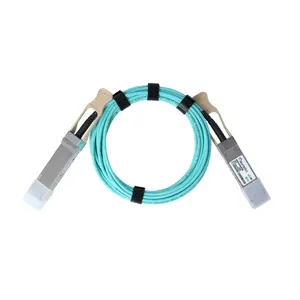 BlueOptics InfiniBand / fibre optic cable QSFP56–QSFP56, 5 m, Aqua colour