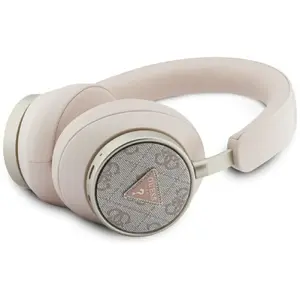 Беспроводные наушники GUESS ENC GUBHC15P4MRCTP розовые, true wireless вкладыши с зарядным футляром