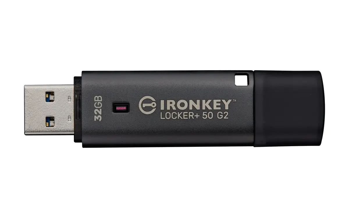 KINGSTON IronKey Locker Plus 50 G2 32 ГБ USB-накопитель Photo 2