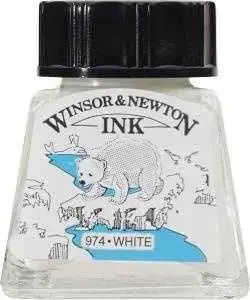 Tinte Winsor & Newton zīmēšanai White 14 ml