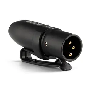 Adapter RØDE VXLR Pro — universal XLR-to-TRS / TRRS adapter, black, compact 20×70×21 mm