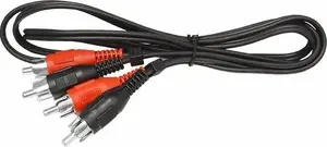 RCA (Cinch) to RCA (Cinch) Audio Cable 1.2m — BLOW 03615, black