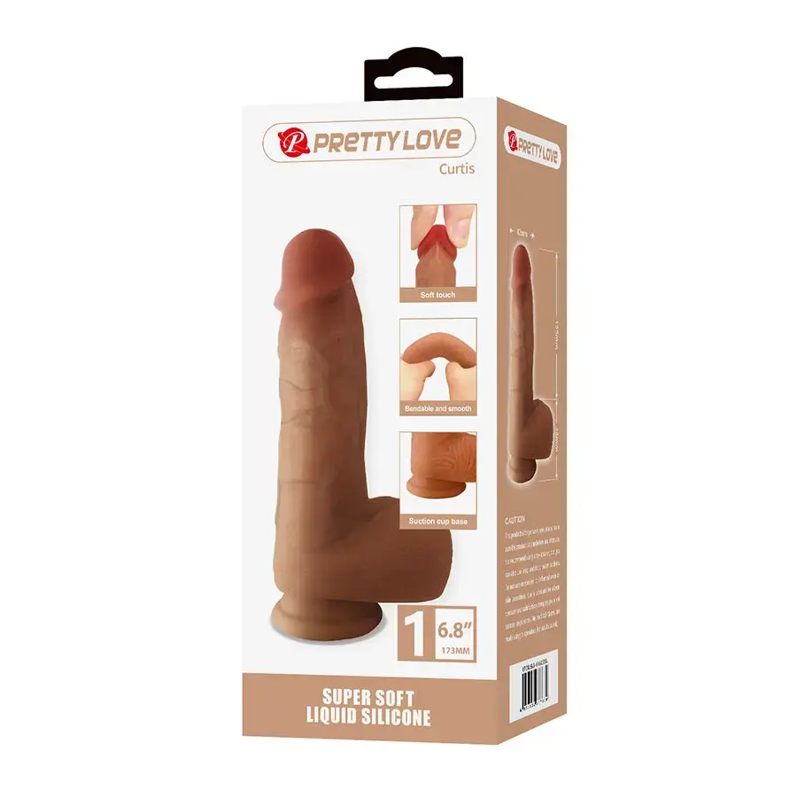 Realistic Dildo pretty love CURTIS 17.3 x 4.2 cm Photo 10