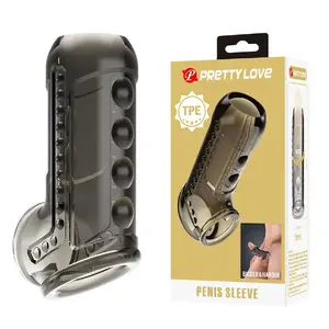 Penis Sleeve pretty love PRETTY LOVE - TEXTURED PENIS SLEEVE, textured silicone sleeve for added stimulation