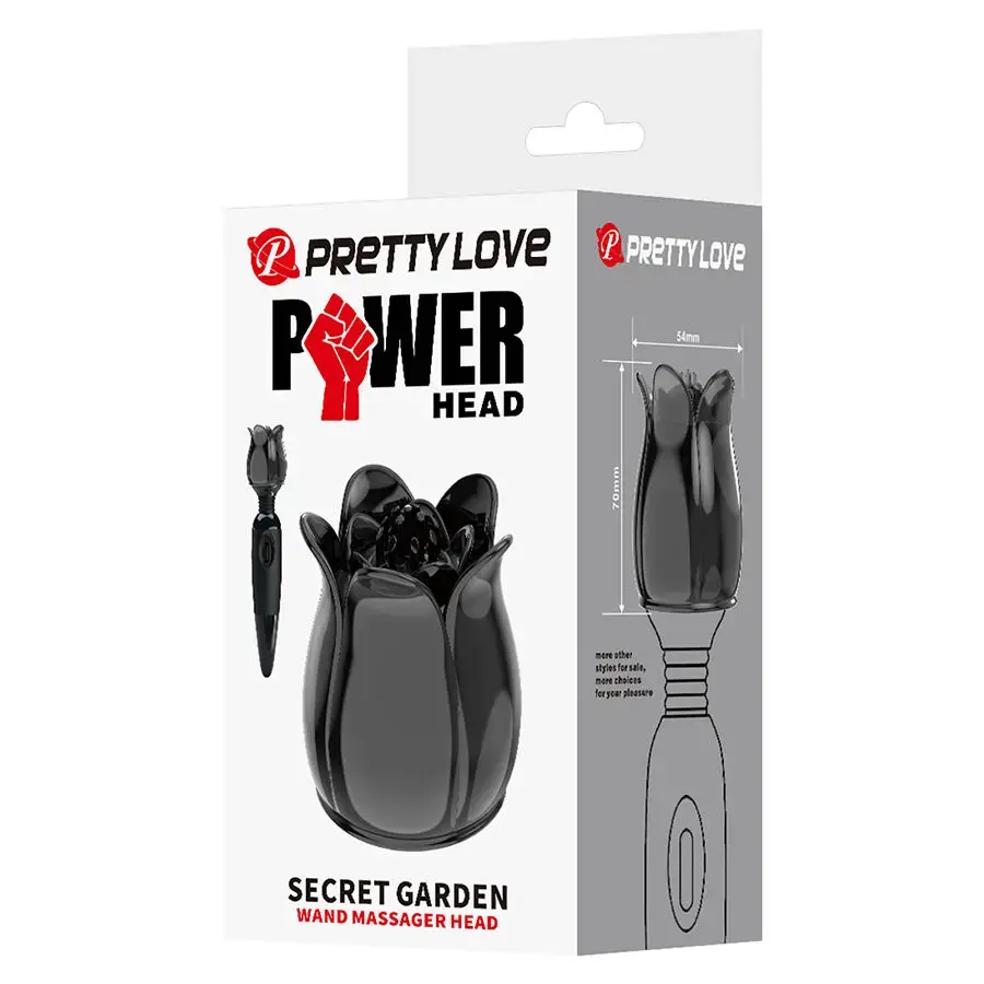 pretty love PRETTY LOVE SECRET GARDEN BLACK — насадка для массажа Photo 9