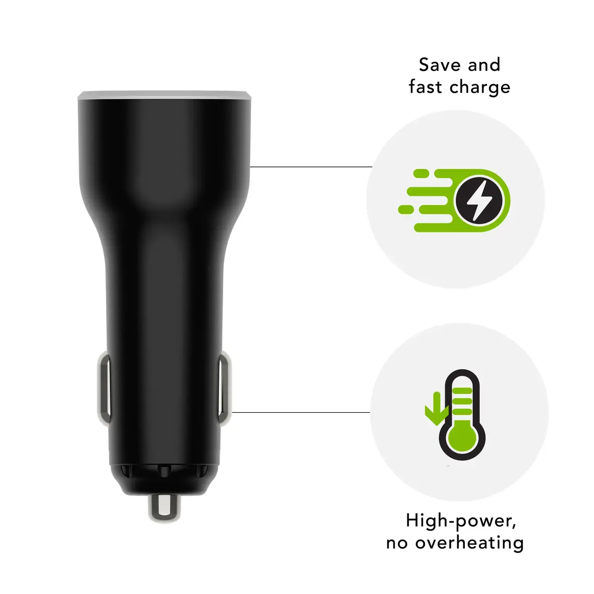 Auto lādētājs USB‑C 65W — d bramante re-charge Photo 4