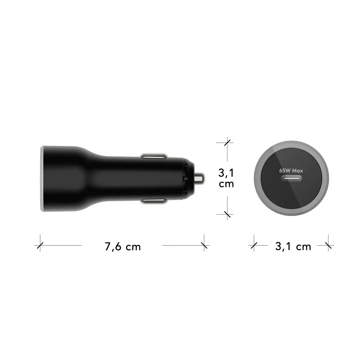 Auto lādētājs USB‑C 65W — d bramante re-charge Photo 5