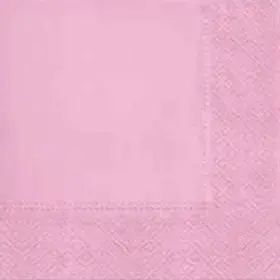 Paper napkins Paw Serwetki Lunch 33×33 cm pink - pack for lunches and parties