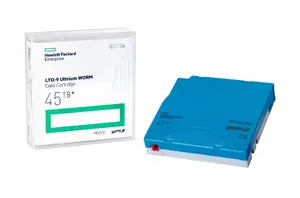 LTO-9 Ultrium 45TB WORM Data Cartridge, HP, native 45 TB, tape length 1035 m, tape thickness 5.2 µm