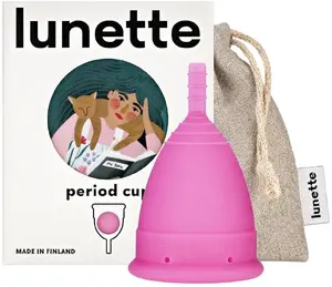 Menstruālā kauss Lunette 41 mm, zīmols Lunette, izmērs 41 mm, rozā