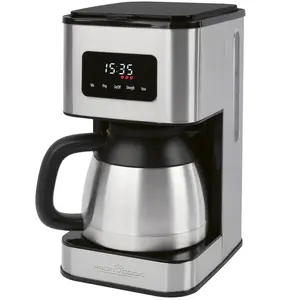 Капельная кофеварка ProfiCook PC-KA 1300 — 1.2 л резервуар, 10 чашек, 900 Вт, нержавеющая сталь