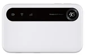 Портативный роутер ZTE U50 Двухдиапазонный (2.4 ГГц / 5 ГГц) Wi‑Fi 6, 1800 Мбит/с, Qualcomm Snapdragon X55, белый