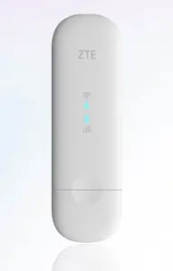 Cellular network modem ZTE MF79U — portable 2.4 GHz Wi‑Fi (802.11b/g/n), 150 Mbps, GSM/UMTS/LTE, USB Type‑A, MicroSD, external antenna (TS‑9)